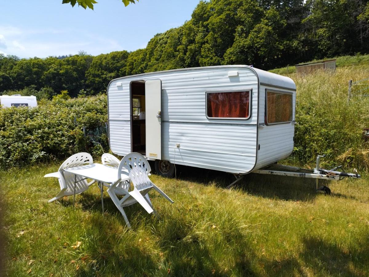 Camping La Foret Du Morvan Vintage Caravan Larochemillay Ngoại thất bức ảnh